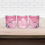 Personalised Pink Boronia of Hope Ceramic Mug Australia’s Fight Against Breast Cancer - Aussie Hoodie