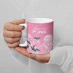 Personalised Pink Boronia of Hope Ceramic Mug Australia’s Fight Against Breast Cancer - Aussie Hoodie