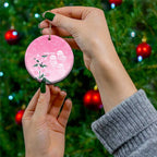 Personalised Pink Boronia of Hope Ceramic Ornament Australia’s Fight Against Breast Cancer - Aussie Hoodie