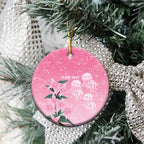 Personalised Pink Boronia of Hope Ceramic Ornament Australia’s Fight Against Breast Cancer - Aussie Hoodie
