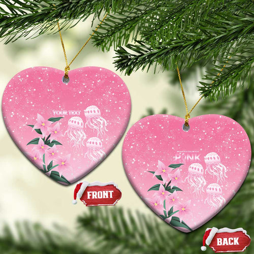 Personalised Pink Boronia of Hope Ceramic Ornament Australia’s Fight Against Breast Cancer - Aussie Hoodie
