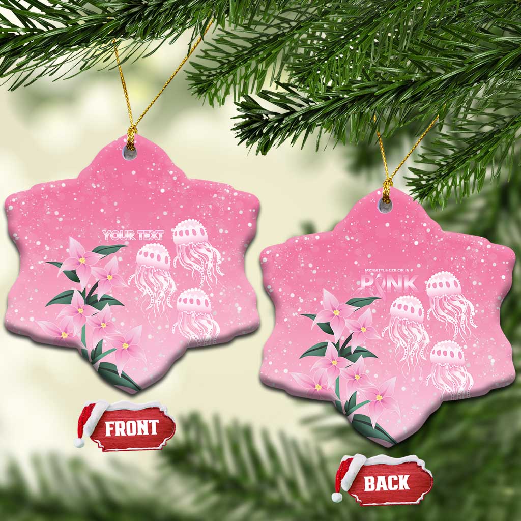 Personalised Pink Boronia of Hope Ceramic Ornament Australia’s Fight Against Breast Cancer - Aussie Hoodie