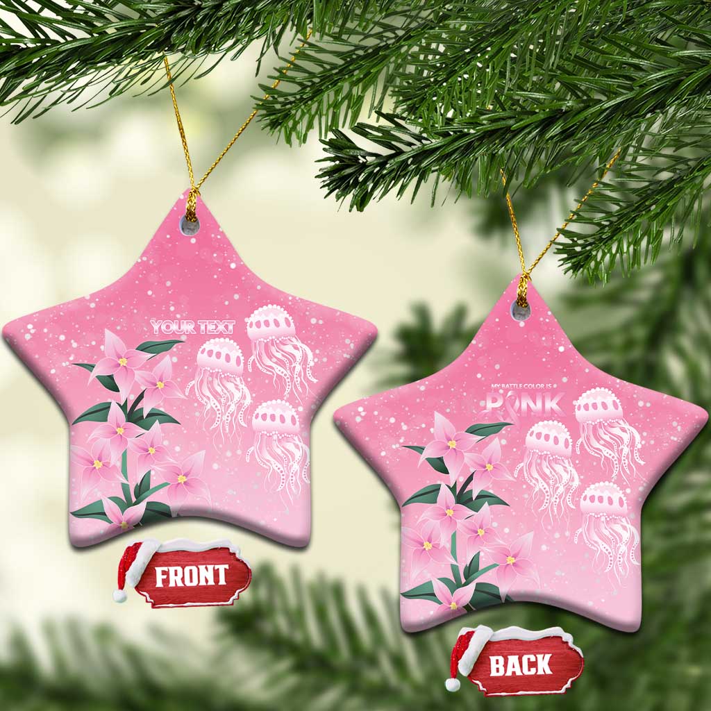 Personalised Pink Boronia of Hope Ceramic Ornament Australia’s Fight Against Breast Cancer - Aussie Hoodie