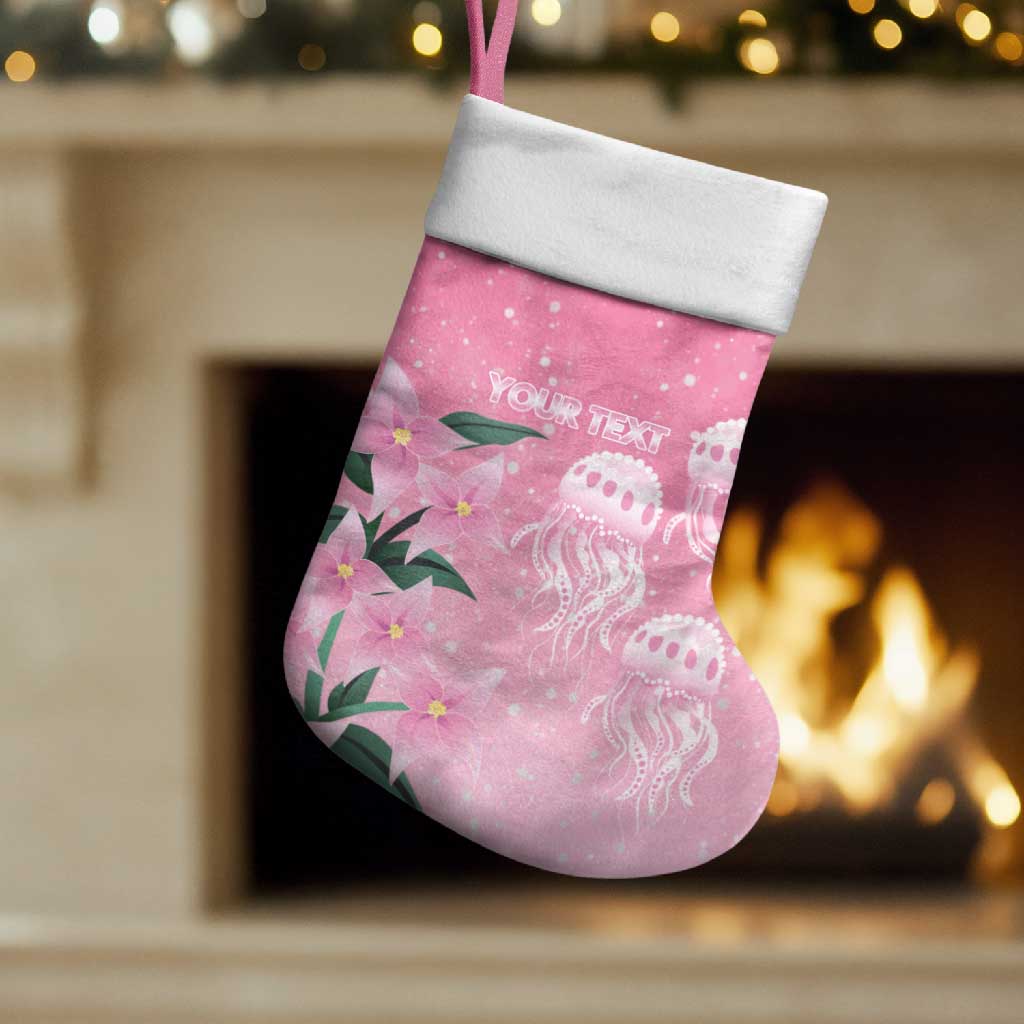 Personalised Pink Boronia of Hope Christmas Stocking Australia’s Fight Against Breast Cancer - Aussie Hoodie