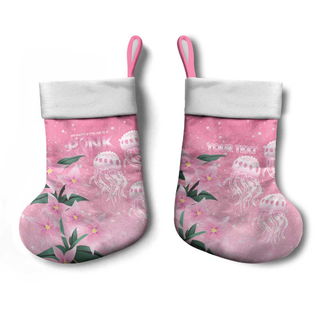 Personalised Pink Boronia of Hope Christmas Stocking Australia’s Fight Against Breast Cancer - Aussie Hoodie