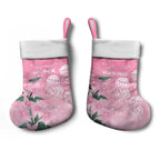 Personalised Pink Boronia of Hope Christmas Stocking Australia’s Fight Against Breast Cancer - Aussie Hoodie