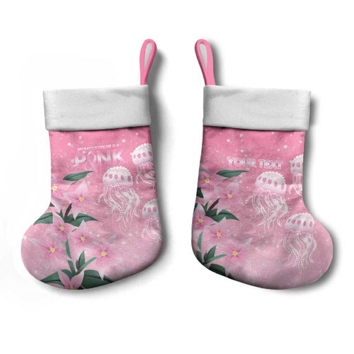 Personalised Pink Boronia of Hope Christmas Stocking Australia’s Fight Against Breast Cancer - Aussie Hoodie