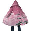 Personalised Pink Boronia of Hope Cloak Australia’s Fight Against Breast Cancer - Aussie Hoodie