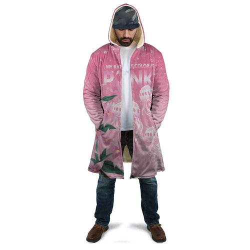 Personalised Pink Boronia of Hope Cloak Australia’s Fight Against Breast Cancer - Aussie Hoodie
