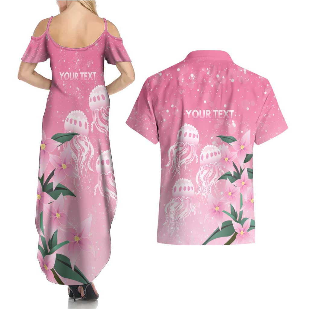 Personalised Pink Boronia of Hope Couples Matching Summer Maxi Dress and Hawaiian Shirt Australia’s Fight Against Breast Cancer - Aussie Hoodie
