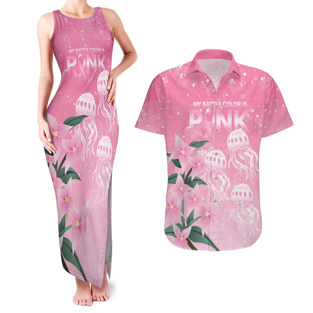 Personalised Pink Boronia of Hope Couples Matching Tank Maxi Dress and Hawaiian Shirt Australia’s Fight Against Breast Cancer - Aussie Hoodie