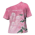 Personalised Pink Boronia of Hope Cross Shoulder Shirt Australia’s Fight Against Breast Cancer - Aussie Hoodie