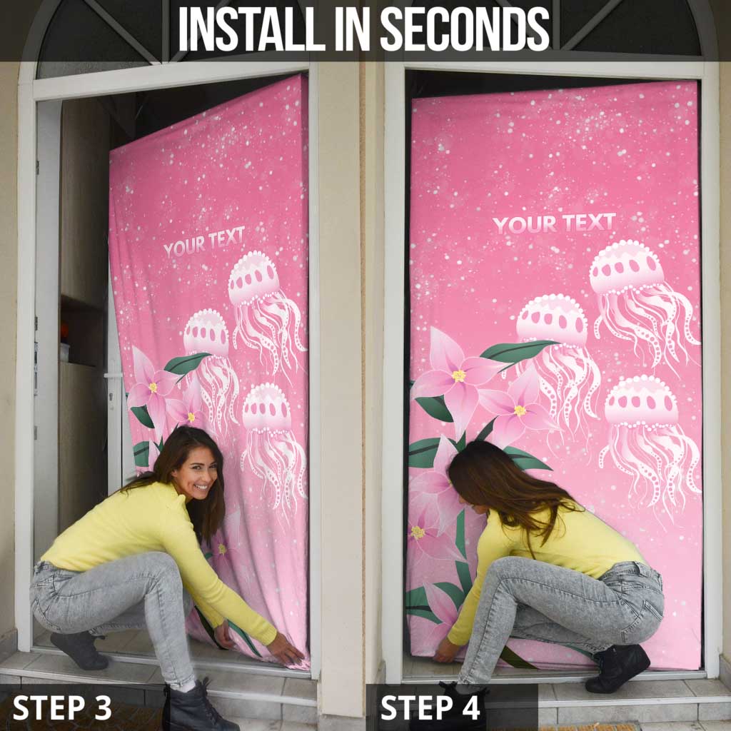 Personalised Pink Boronia of Hope Door Cover Australia’s Fight Against Breast Cancer - Aussie Hoodie
