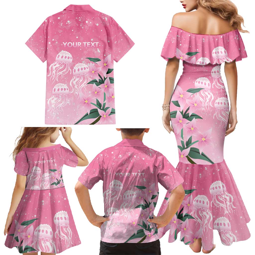 Personalised Pink Boronia of Hope Family Matching Mermaid Dress and Hawaiian Shirt Australia’s Fight Against Breast Cancer - Aussie Hoodie