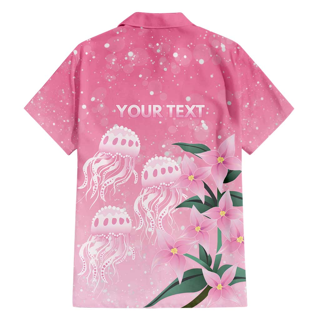Personalised Pink Boronia of Hope Family Matching Off Shoulder Short Dress and Hawaiian Shirt Australia’s Fight Against Breast Cancer - Aussie Hoodie