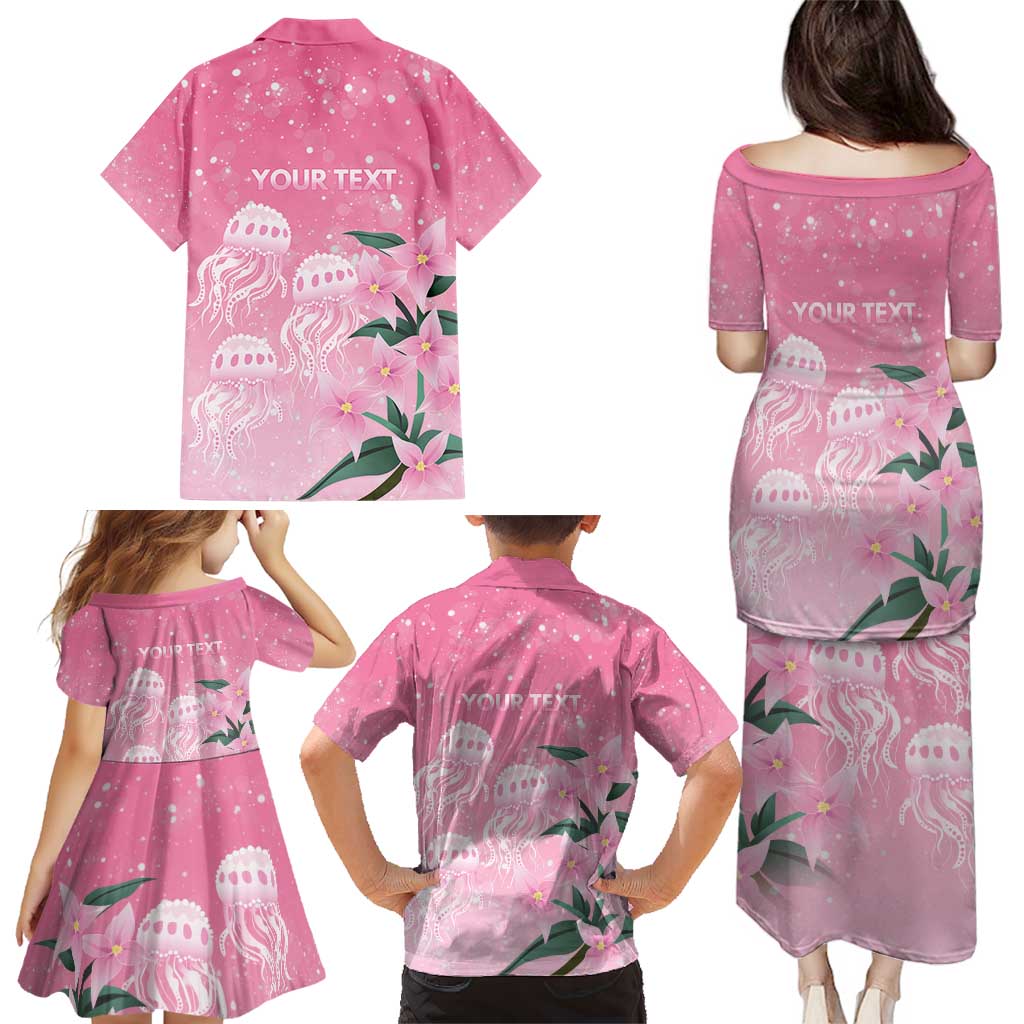 Personalised Pink Boronia of Hope Family Matching Puletasi and Hawaiian Shirt Australia’s Fight Against Breast Cancer - Aussie Hoodie