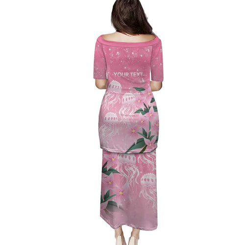 Personalised Pink Boronia of Hope Family Matching Puletasi and Hawaiian Shirt Australia’s Fight Against Breast Cancer - Aussie Hoodie
