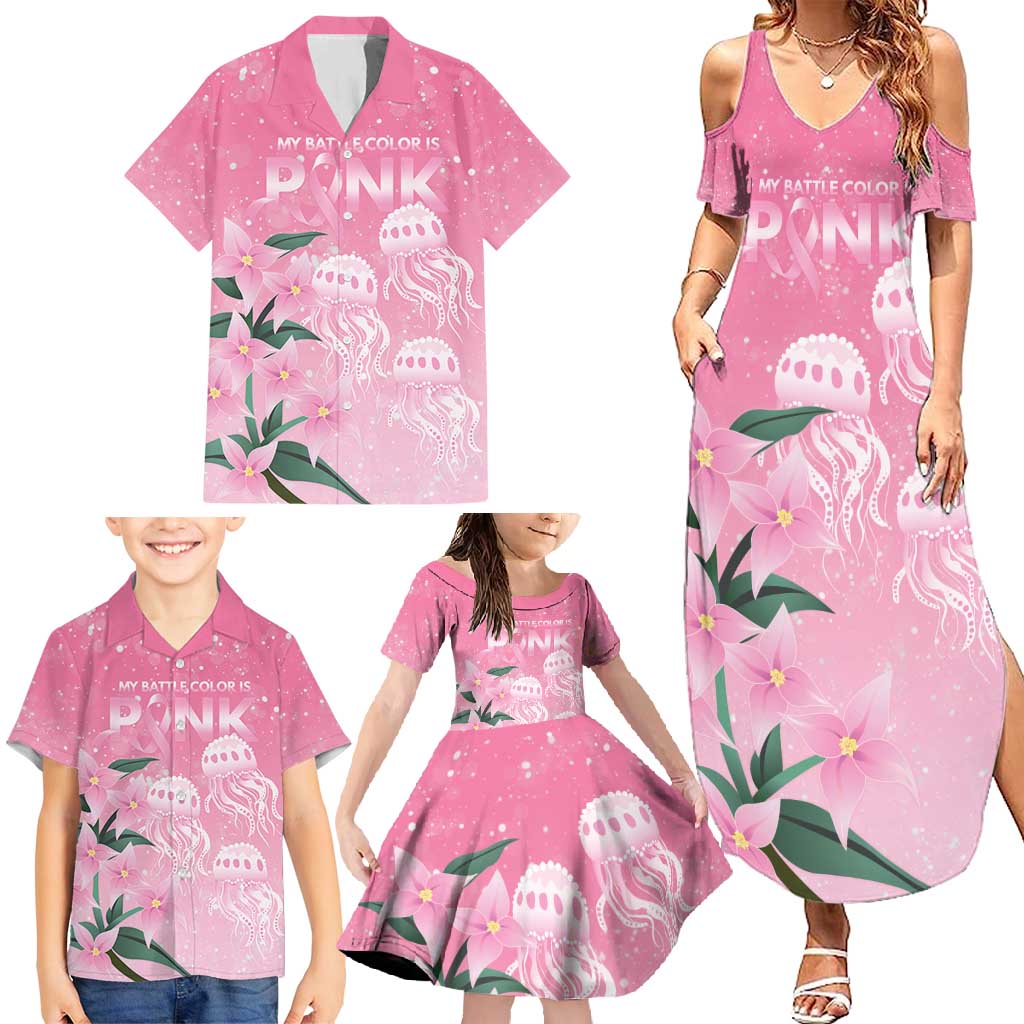 Personalised Pink Boronia of Hope Family Matching Summer Maxi Dress and Hawaiian Shirt Australia’s Fight Against Breast Cancer - Aussie Hoodie