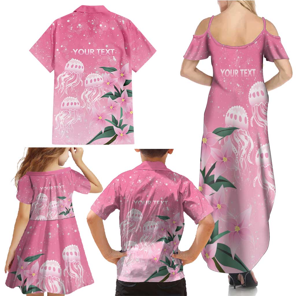Personalised Pink Boronia of Hope Family Matching Summer Maxi Dress and Hawaiian Shirt Australia’s Fight Against Breast Cancer - Aussie Hoodie