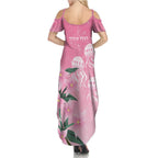 Personalised Pink Boronia of Hope Family Matching Summer Maxi Dress and Hawaiian Shirt Australia’s Fight Against Breast Cancer - Aussie Hoodie