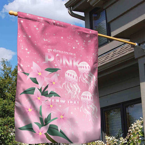Personalised Pink Boronia of Hope Garden Flag Australia’s Fight Against Breast Cancer - Aussie Hoodie
