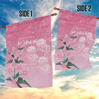 Personalised Pink Boronia of Hope Garden Flag Australia’s Fight Against Breast Cancer - Aussie Hoodie