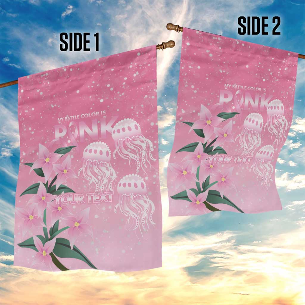 Personalised Pink Boronia of Hope Garden Flag Australia’s Fight Against Breast Cancer - Aussie Hoodie