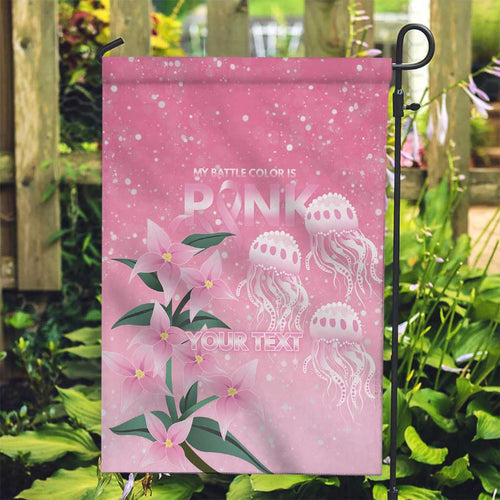 Personalised Pink Boronia of Hope Garden Flag Australia’s Fight Against Breast Cancer - Aussie Hoodie