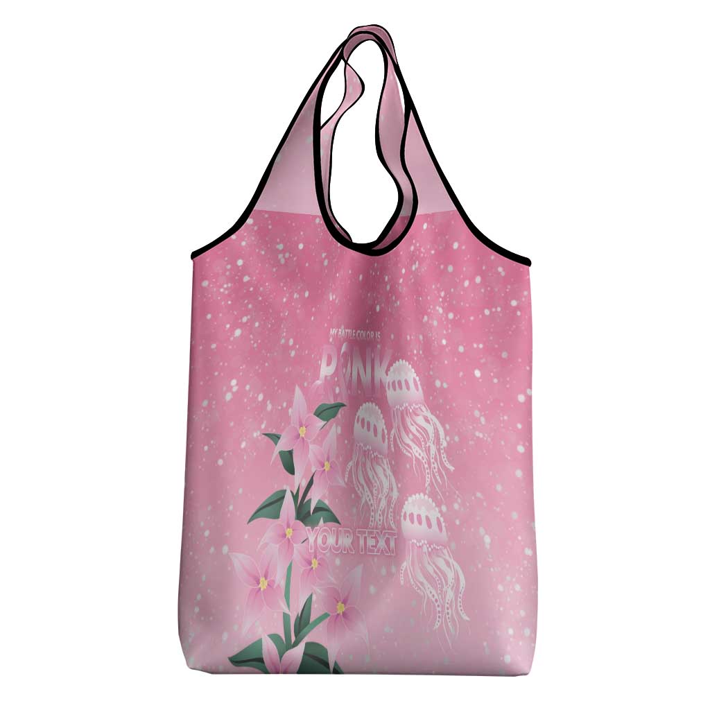 Personalised Pink Boronia of Hope Grocery Bag Australia’s Fight Against Breast Cancer - Aussie Hoodie