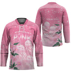 Personalised Pink Boronia of Hope Hockey Jersey Australia���s Fight Against Breast Cancer - Aussie Hoodie