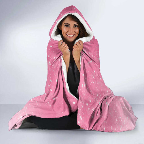 Personalised Pink Boronia of Hope Hooded Blanket Australia’s Fight Against Breast Cancer - Aussie Hoodie