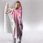 Personalised Pink Boronia of Hope Hooded Blanket Australia’s Fight Against Breast Cancer - Aussie Hoodie
