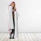 Personalised Pink Boronia of Hope Hooded Blanket Australia’s Fight Against Breast Cancer - Aussie Hoodie