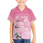 Personalised Pink Boronia of Hope Kid Hawaiian Shirt Australia’s Fight Against Breast Cancer - Aussie Hoodie