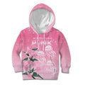 Personalised Pink Boronia of Hope Kid Hoodie Australia’s Fight Against Breast Cancer - Aussie Hoodie