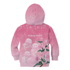 Personalised Pink Boronia of Hope Kid Hoodie Australia’s Fight Against Breast Cancer - Aussie Hoodie