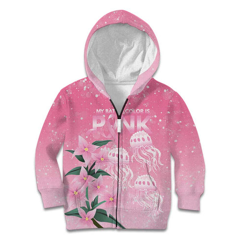 Personalised Pink Boronia of Hope Kid Hoodie Australia’s Fight Against Breast Cancer - Aussie Hoodie