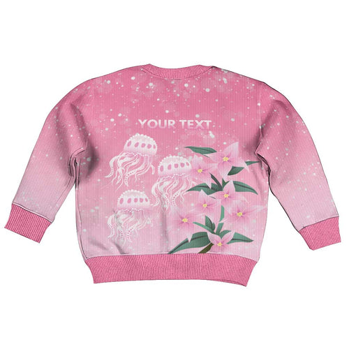 Personalised Pink Boronia of Hope Kid Ugly Christmas Sweater Australia’s Fight Against Breast Cancer - Aussie Hoodie
