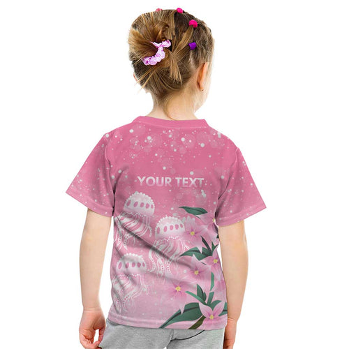 Personalised Pink Boronia of Hope Kid T Shirt Australia’s Fight Against Breast Cancer - Aussie Hoodie