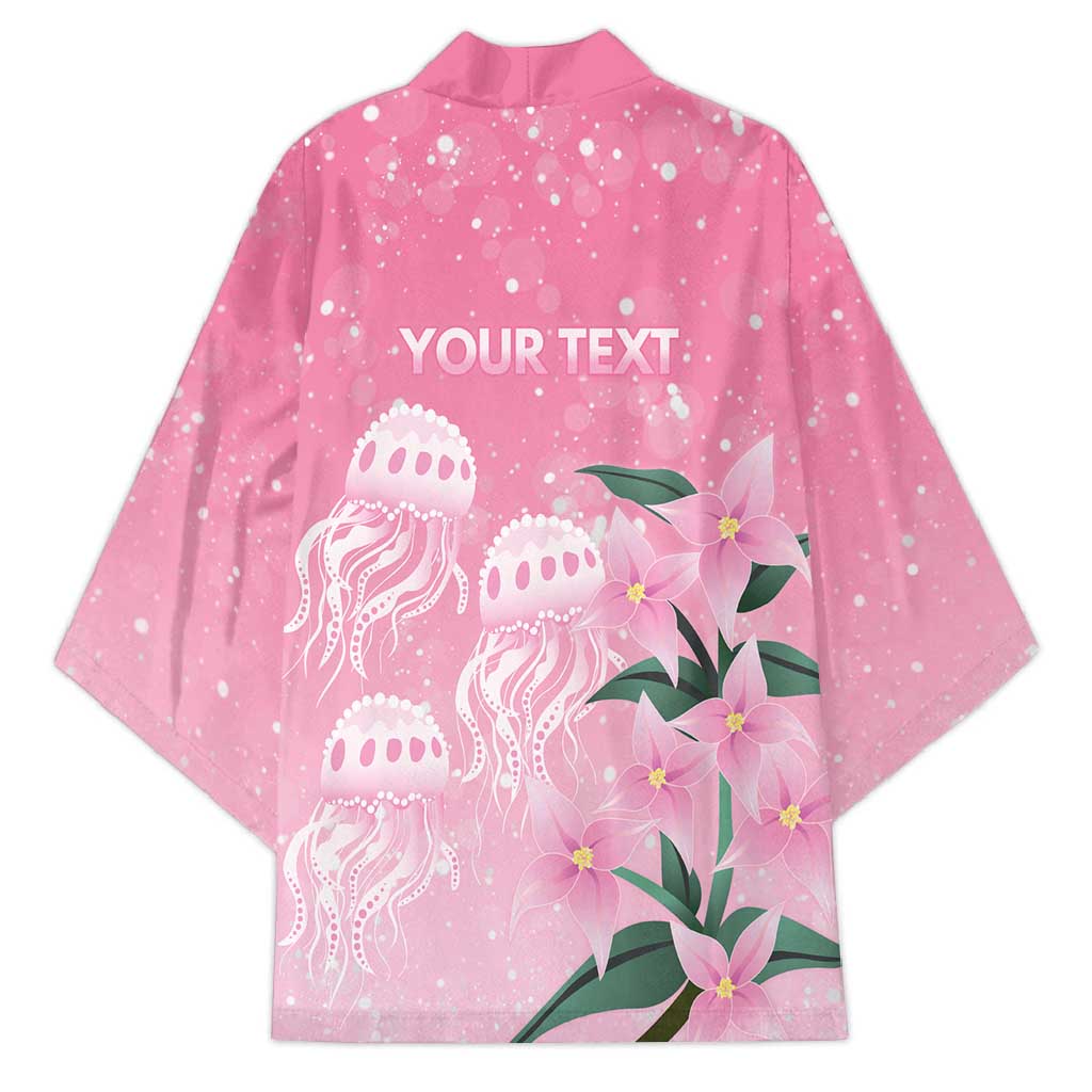 Personalised Pink Boronia of Hope Kimono Australia’s Fight Against Breast Cancer - Aussie Hoodie