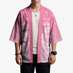 Personalised Pink Boronia of Hope Kimono Australia’s Fight Against Breast Cancer - Aussie Hoodie
