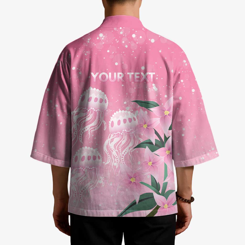 Personalised Pink Boronia of Hope Kimono Australia’s Fight Against Breast Cancer - Aussie Hoodie