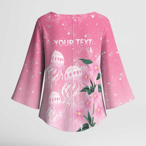Personalised Pink Boronia of Hope Kimono Sleeve Blouse Australia’s Fight Against Breast Cancer - Aussie Hoodie