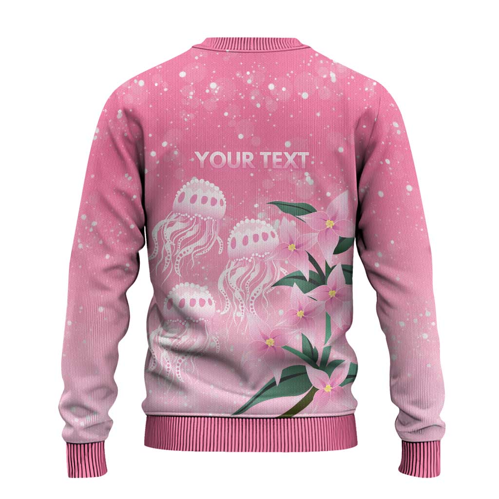 Personalised Pink Boronia of Hope Ugly Christmas Sweater Australia’s Fight Against Breast Cancer - Aussie Hoodie