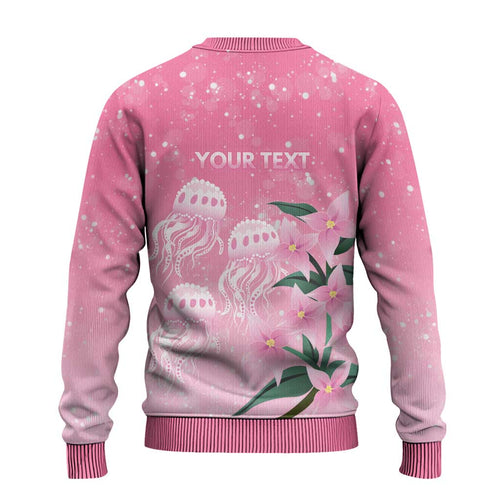 Personalised Pink Boronia of Hope Ugly Christmas Sweater Australia’s Fight Against Breast Cancer - Aussie Hoodie