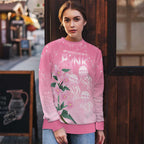 Personalised Pink Boronia of Hope Ugly Christmas Sweater Australia’s Fight Against Breast Cancer - Aussie Hoodie