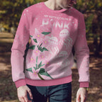 Personalised Pink Boronia of Hope Ugly Christmas Sweater Australia’s Fight Against Breast Cancer - Aussie Hoodie