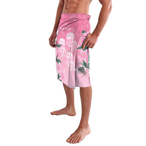 Personalised Pink Boronia of Hope Lavalava Australia’s Fight Against Breast Cancer - Aussie Hoodie