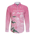 Personalised Pink Boronia of Hope Long Sleeve Button Shirt Australia’s Fight Against Breast Cancer - Aussie Hoodie
