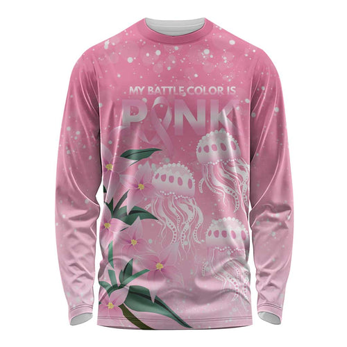 Personalised Pink Boronia of Hope Long Sleeve Shirt Australia’s Fight Against Breast Cancer - Aussie Hoodie